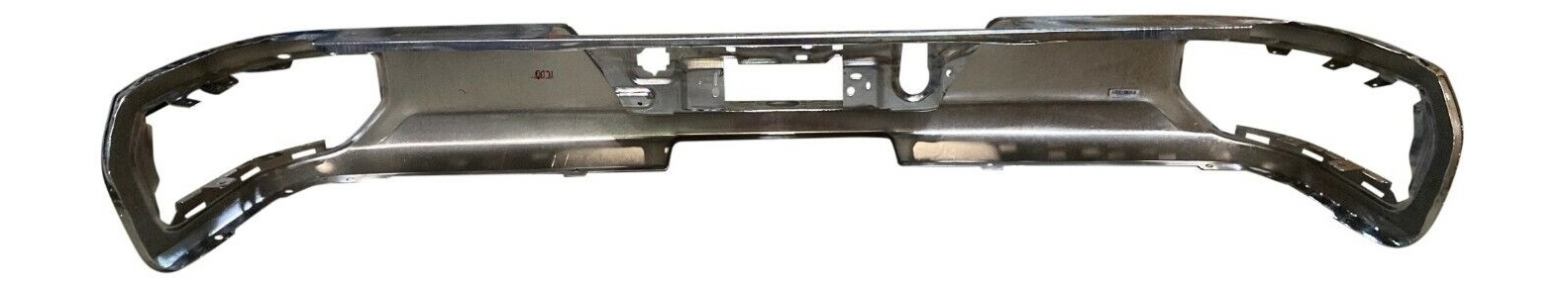 BUMPER FACE BAR REAR STEEL CHROME WITHOUT BLIND SPOTS/ SENSOR W/ SINGLE EXHAUST - Image 2