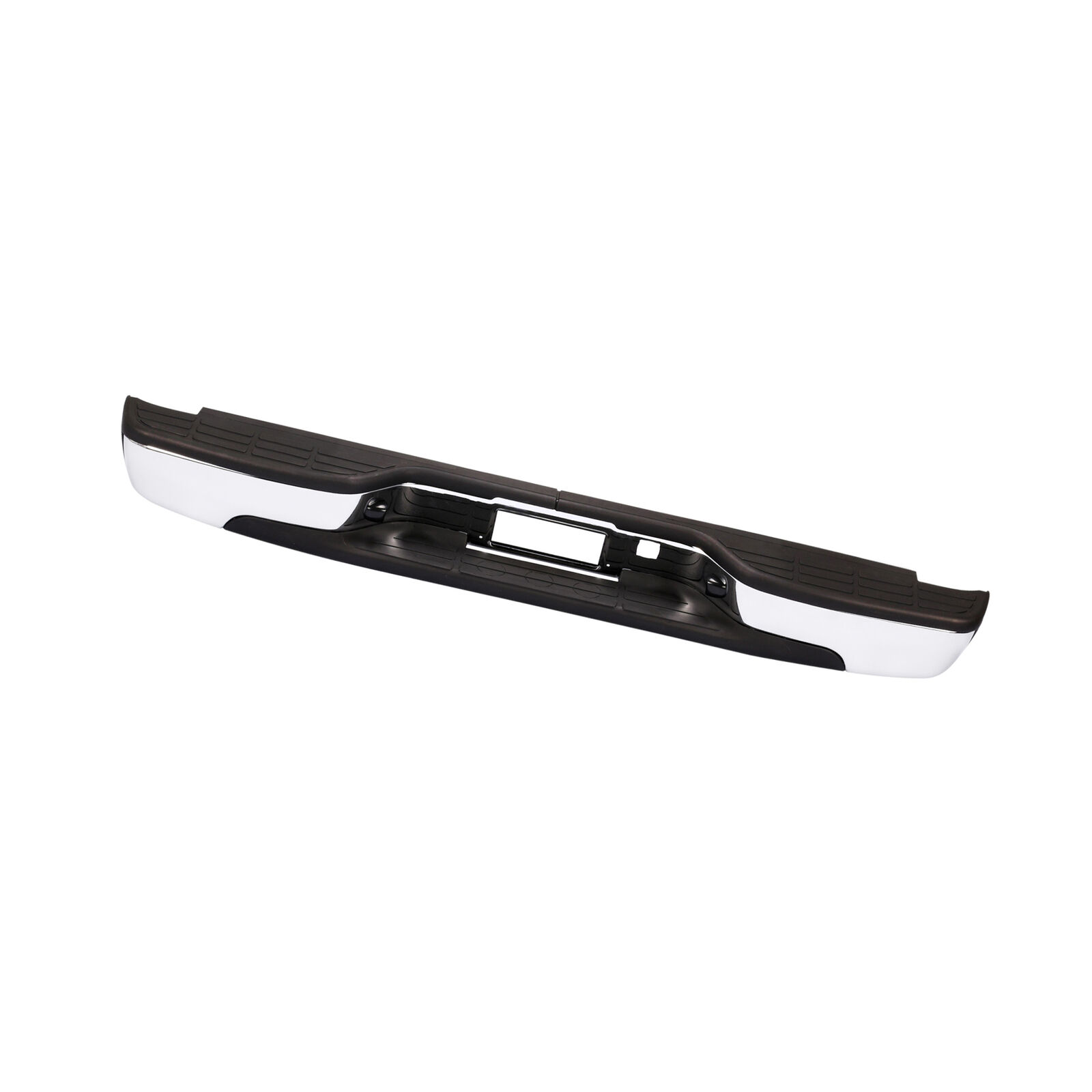 BUMPER REAR ASSY CHROME WITH BRACKETS/PADS 1500 SERIES FLEETSIDE MODELS - Image 2