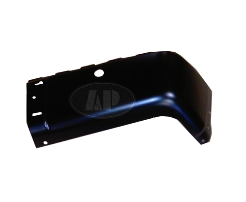 BUMPER END REAR RIGHT SIDE BLACK WITH SENSOR HOLE STEEL