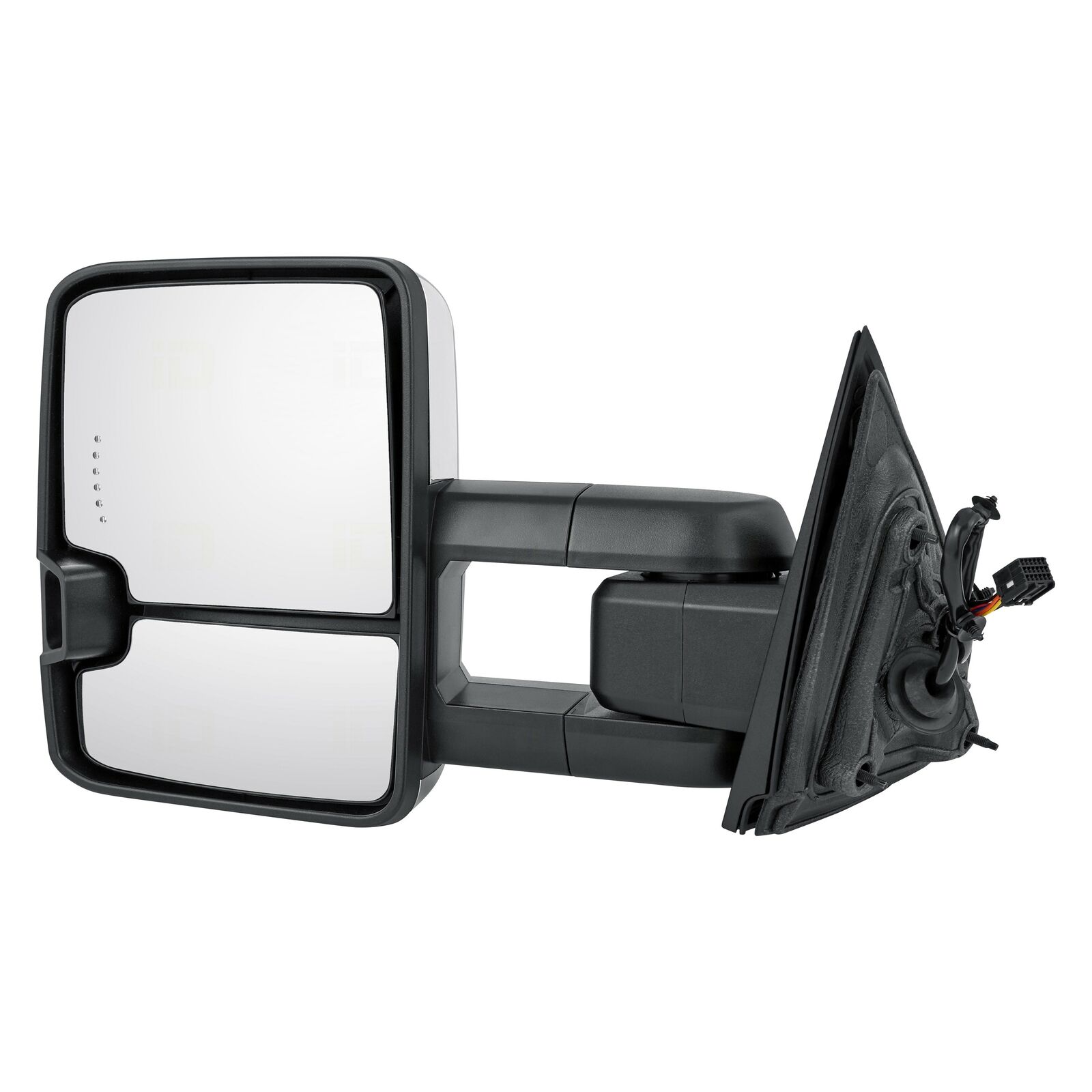 DOOR MIRROR LEFT SIDE POWER HEATED TOW TYPE WITH SIDE MARKER/IN-GLASS TURN SIGNAL/CARGO SPOTLIGHT - Image 3