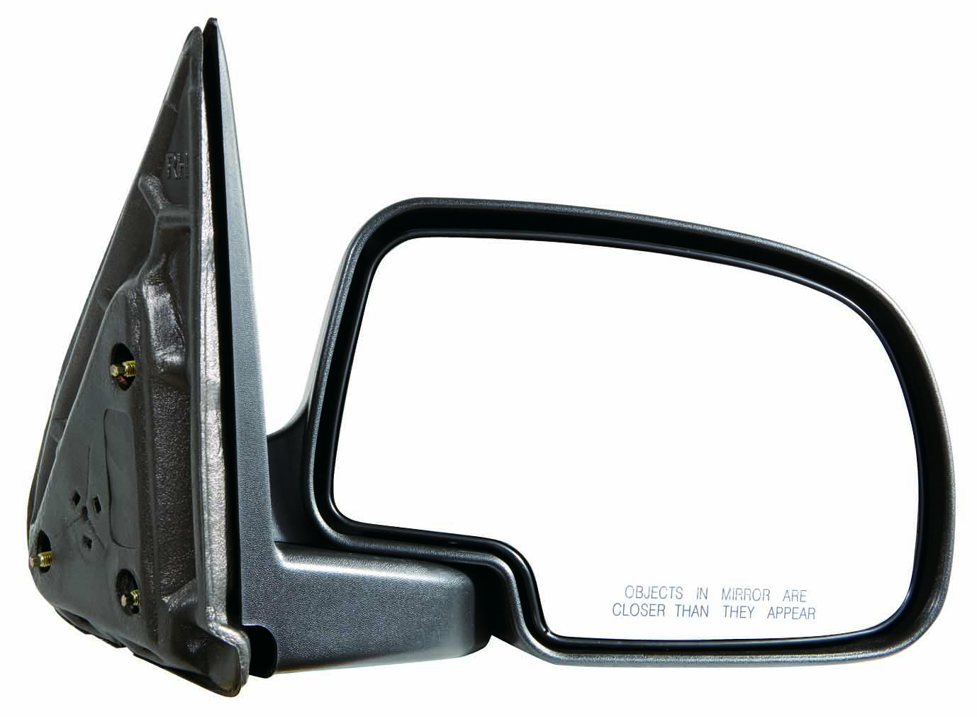 DOOR MIRROR RIGHT SIDE MANUAL TEXTURED BLACK