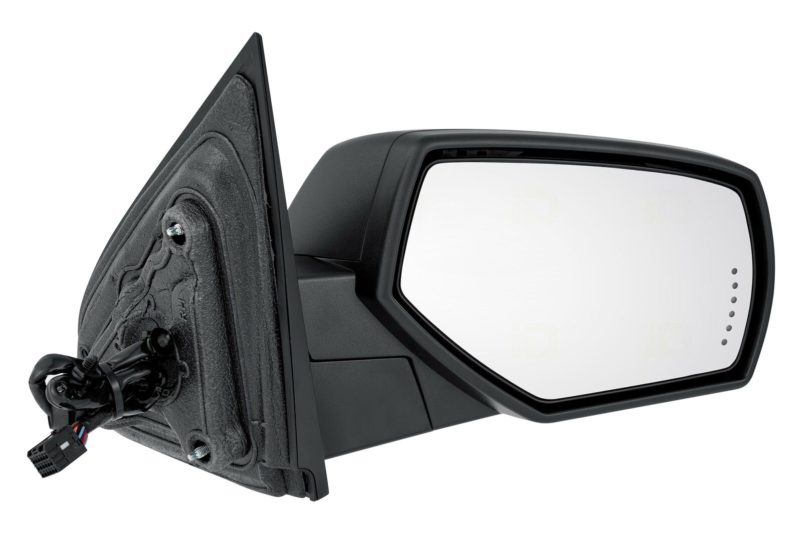 DOOR MIRROR LEFT SIDE POWER TEXTURED HEATED STD TYPE WITH SIGNAL/MEMORY/PUDDLE LAMP POWER FOLD - Image 3