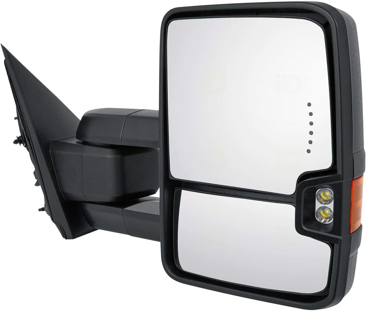 DOOR MIRROR RIGHT SIDE POWER HEATED TOW TYPE WITH SIDE MARKER/IN-GLASS TURN SIGNAL/CARGO SPOTLIGHT - Image 2