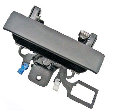 TAILGATE HANDLE TEXTURED BLACK WITH KEY HOLE