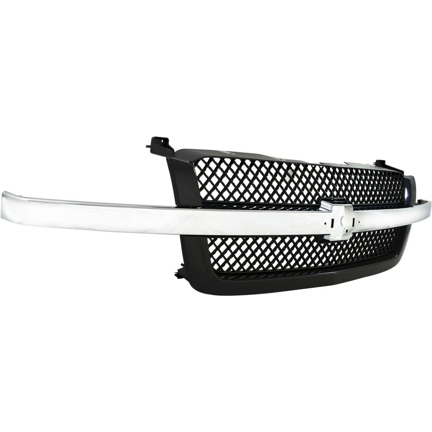 GRILLE WITH PTM FRAME/CHROME MOULDING WITHOUT CLADDING EXCLUDE SS MODEL/ 2500/3500HD /SILVERADO 03-05/AVALANCHE 02-06 - Image 2