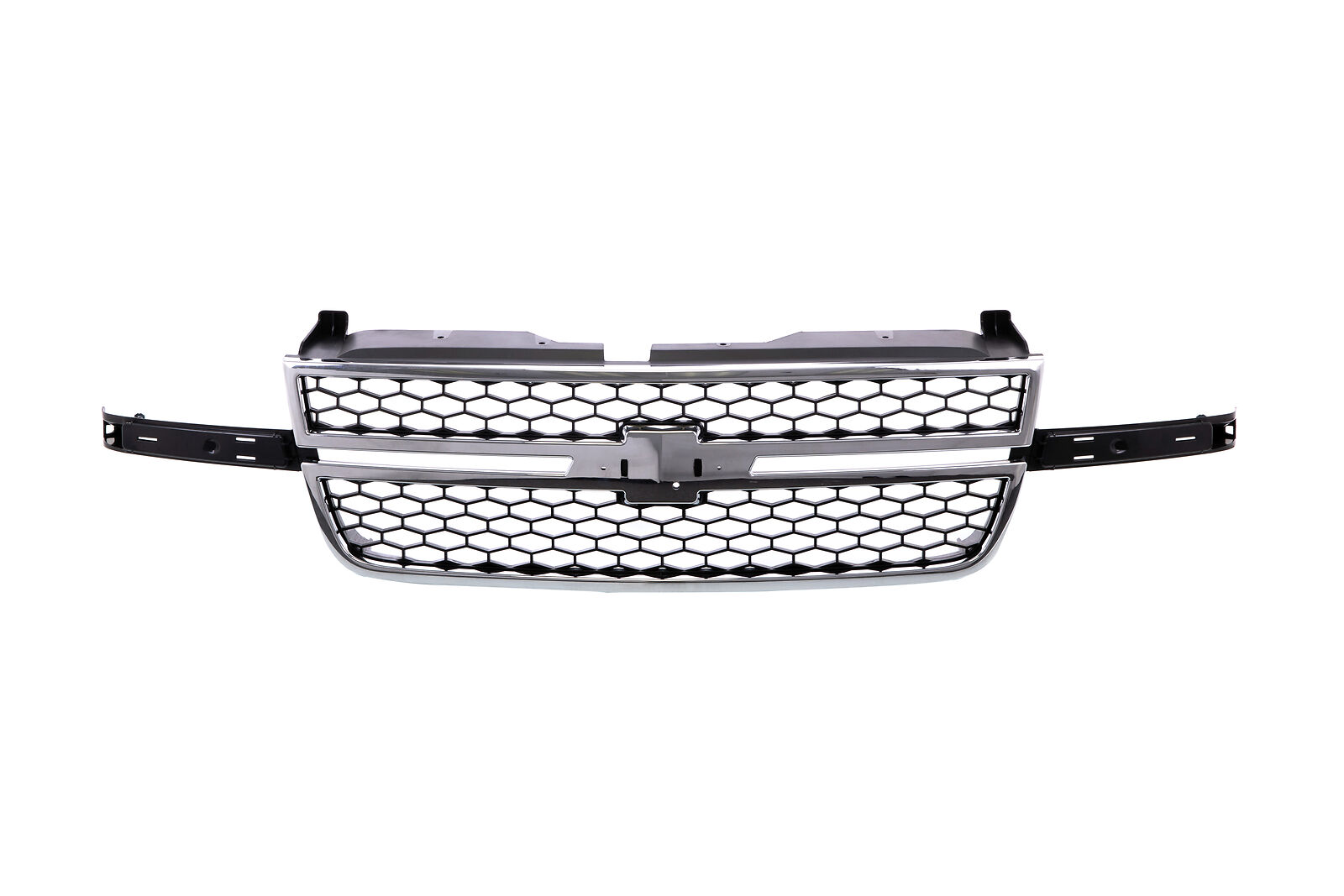 GRILLE CHROME FRAME WITH BLACK HONEYCOMB WITH DALE EARNAHART CENTER BAR REQUIRE WING INSERTS