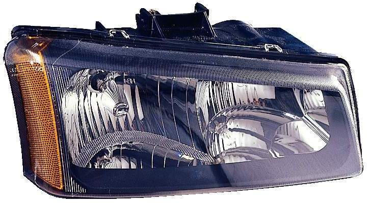 HEAD LAMP RIGHT SIDE WITH SMOOTH BEZEL WITHOUT CLADDING HIGH QUALITY