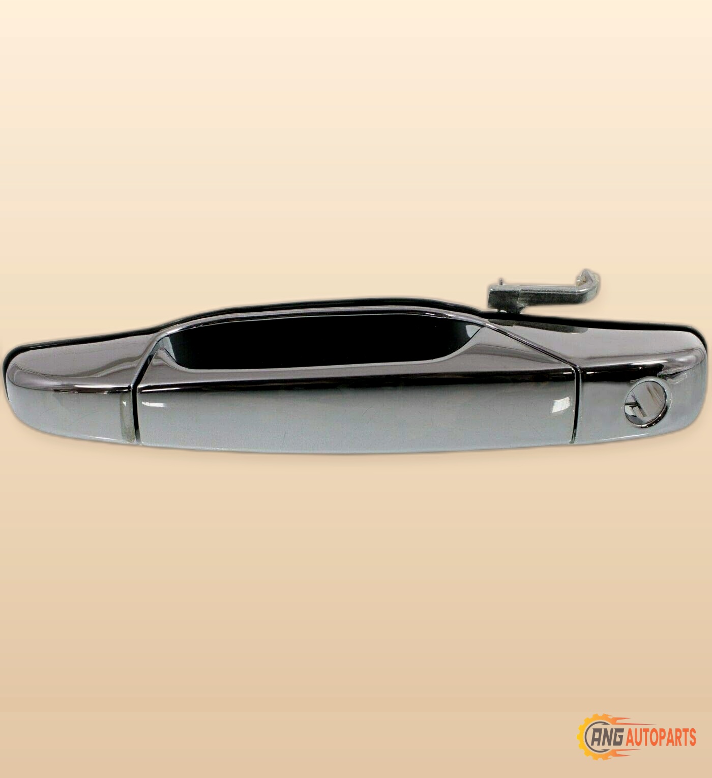 DOOR HANDLE FRONT LEFT SIDE OUTER CHROME (WITH KEY HO) - Image 2