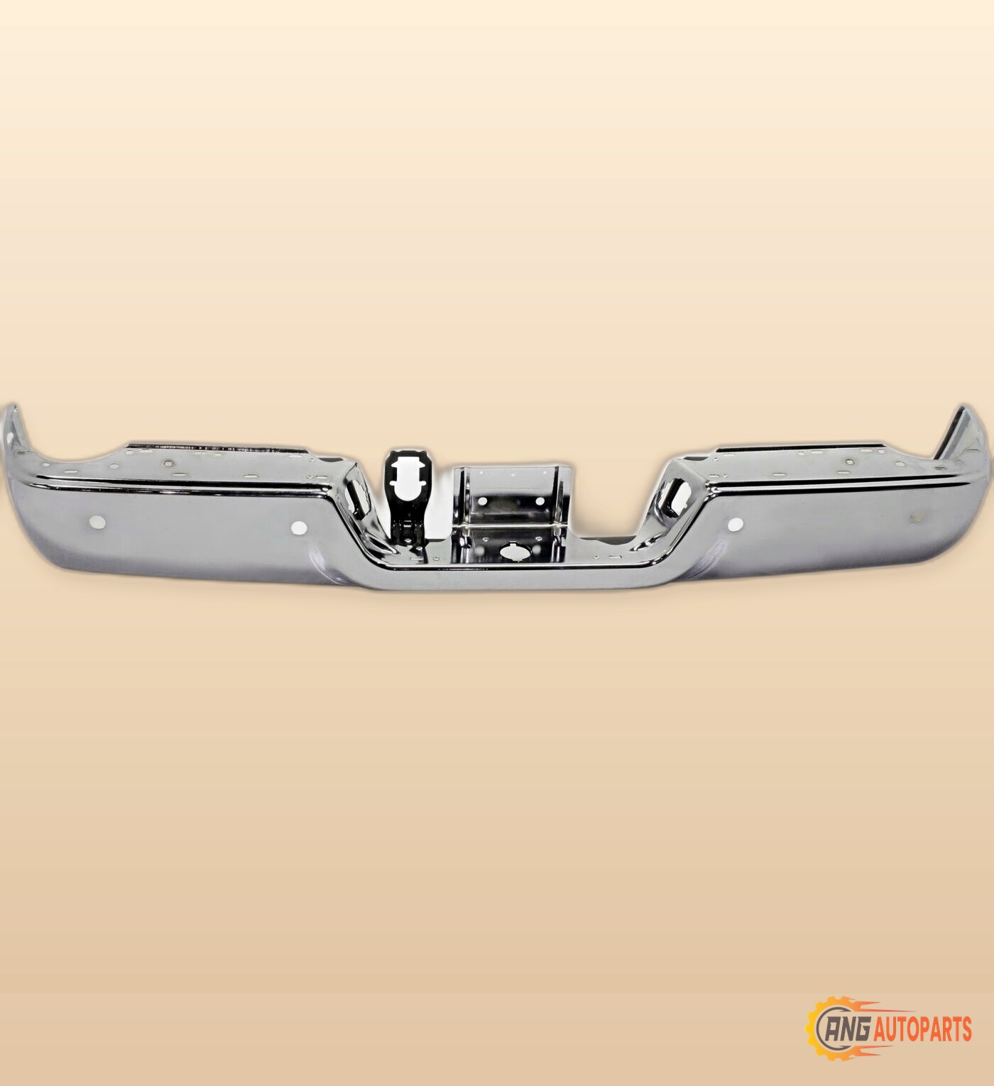 BUMPER REAR ASSY CHROME WITH SENSOR WITHOUT DUAL EXHAUST